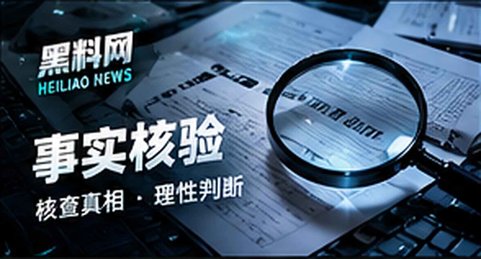 事实核验主题概念视觉